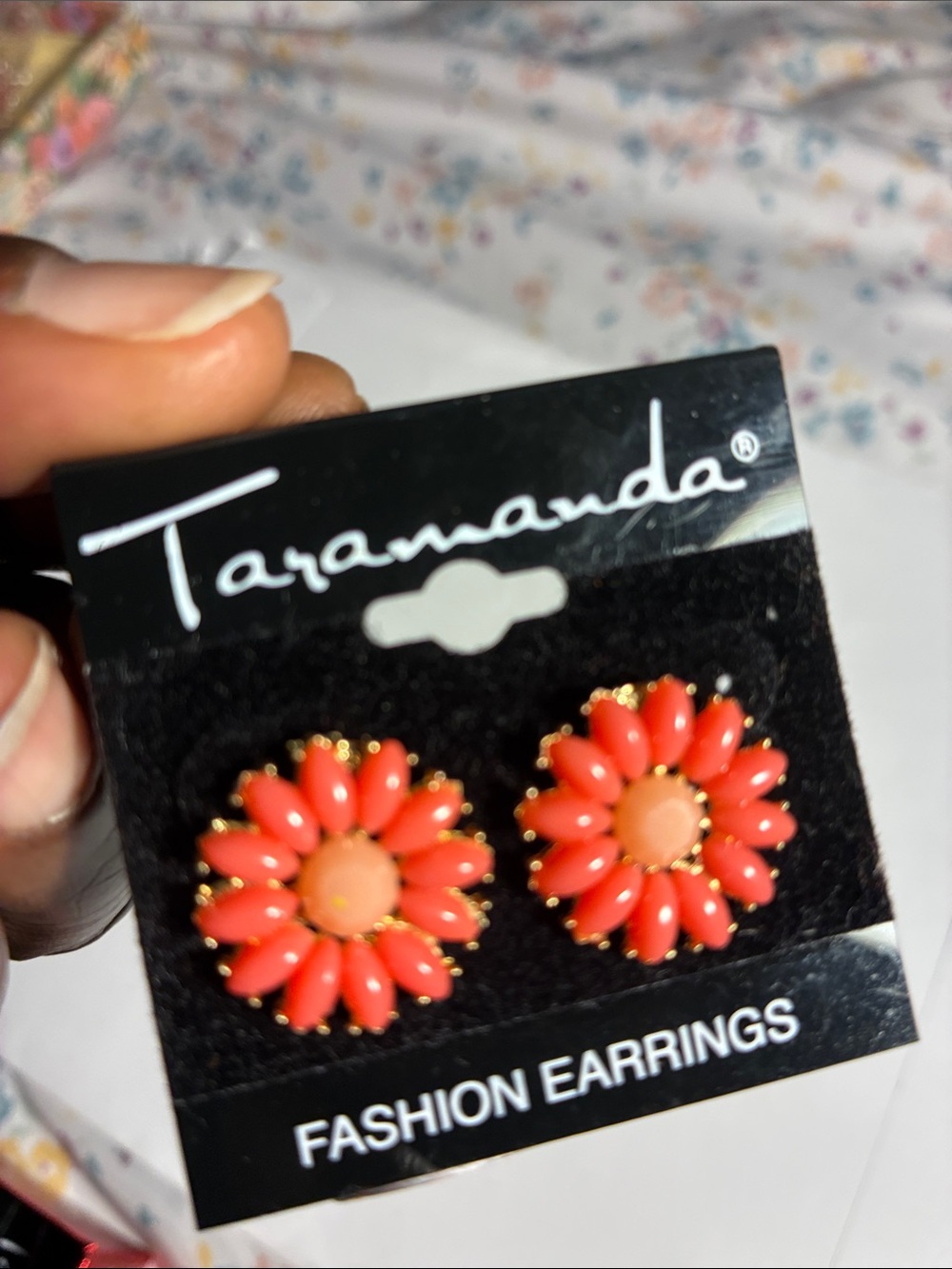 Coral Flower Stud Earrings - Fashion Earrings